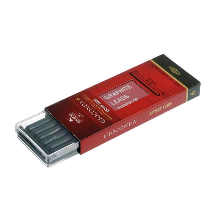Стержень графитовый 6B Gioconda KOH-I-NOOR 4865/6В для художеств. рисования L= 120 мм, R=5,6 мм, 1ШТ — PalitraMastera