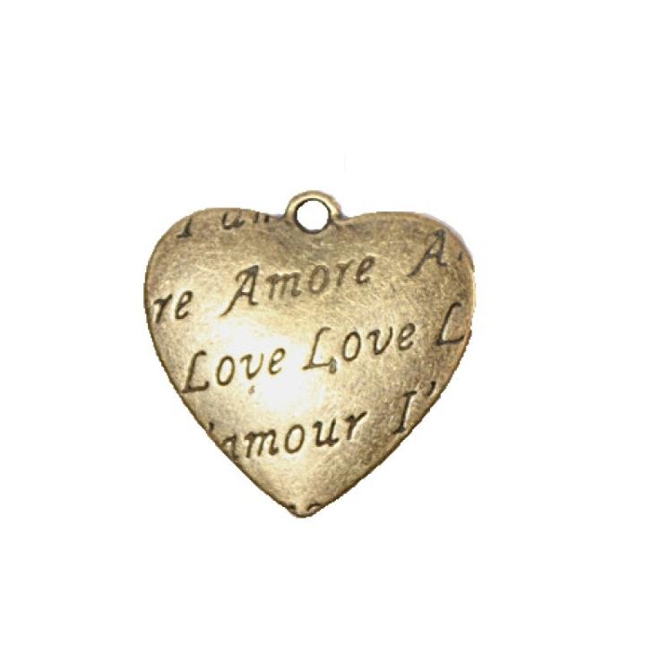 из набора металлических подвесок СЕРДЦЕ 27*27мм, 1шт SCB 25011510 — PalitraMastera