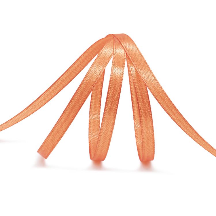 Лента атласная 0,6см*22,86м (045 розово-оранжевый) — PalitraMastera
