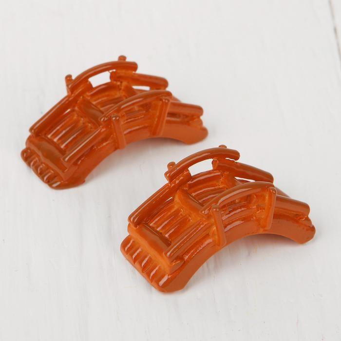 Миниатюра кукольная, набор 2 шт. &quot;Мост&quot;, размер 1 шт. 2 ? 2 ? 4,5 см, цвет коричневый — PalitraMastera