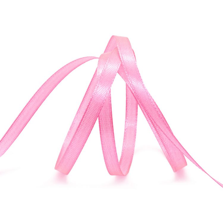 Лента атласная 0,6см*22,86м (012 яр. розовый) — PalitraMastera