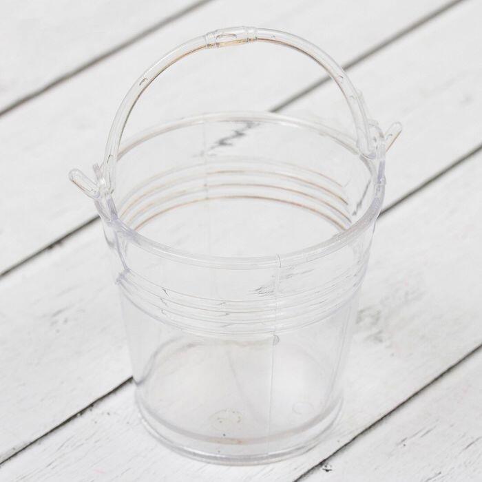 Миниатюра кукольная &quot;Ведро&quot; размер 5,5*5,5*6  2254796 — PalitraMastera