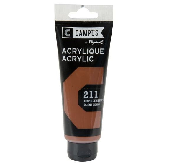 Sennelier Акриловая краска Raphael/Campus,т.100мл,сиена жженая — PalitraMastera