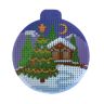 Алмазная мозаика на подвеске «Ёлочка» фото 4 — PalitraMastera