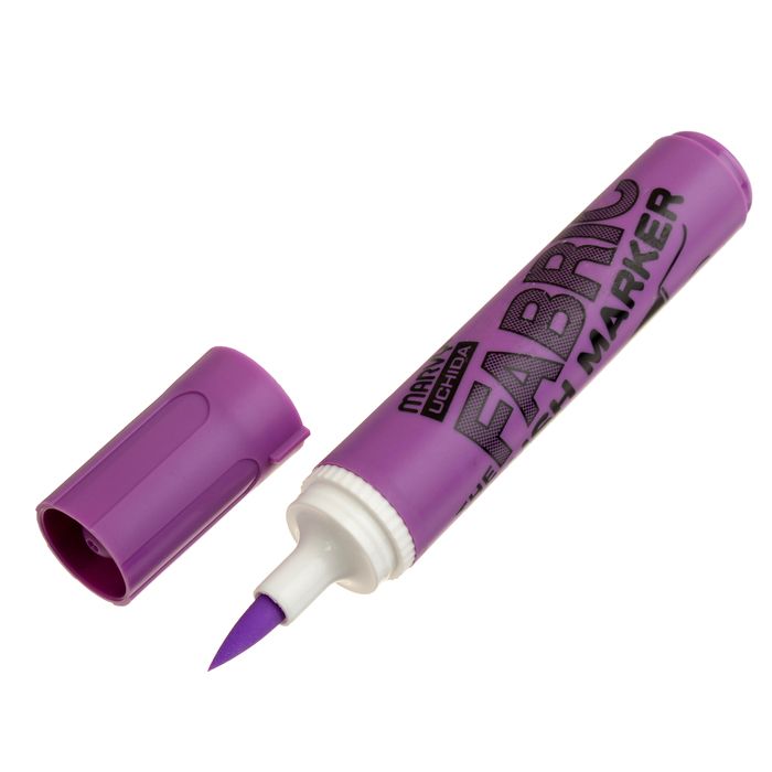 Маркер-кисть для светлых тканей неон-фиолет. MAR722/F8 /Marvy — PalitraMastera