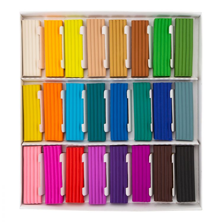 Я - Художник! Набор пластилина детского классического со стеком, 480 г, 24 цвета — PalitraMastera