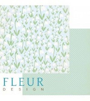 Лист бумаги для скрапбукинга "Поляна", коллекция "Зарисовки весны", 30х30, плотность 190 гр, 10 листов в упаковке FD1003605 фото 1 &mdash; PalitraMastera