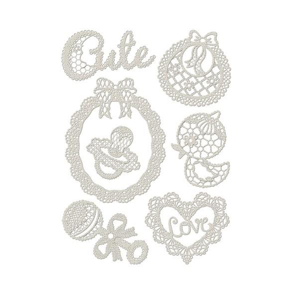 Fun Kingdom Кружевная декоративная наклейка 11,5 х 20,5 см — PalitraMastera