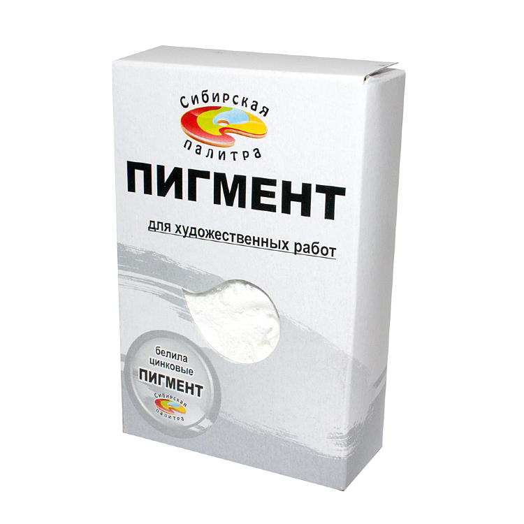 Пигмент Белила цинковые 100г. ЭМТИ — PalitraMastera