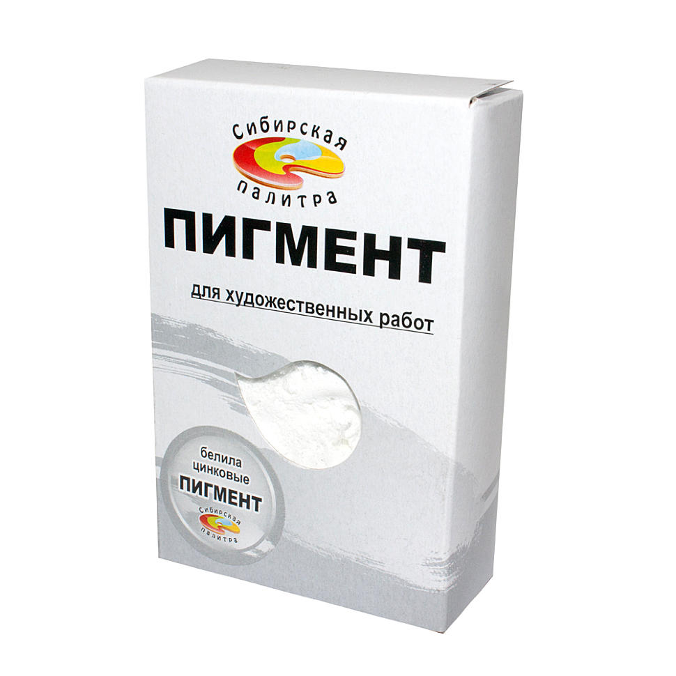 Пигмент Белила цинковые 100г. ЭМТИ фото 1 — PalitraMastera