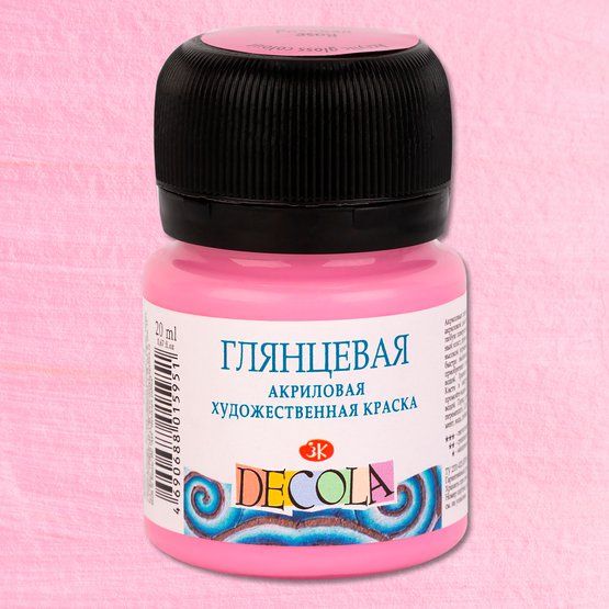 Декола акрил глянцевый банка 20 мл Розовая — PalitraMastera
