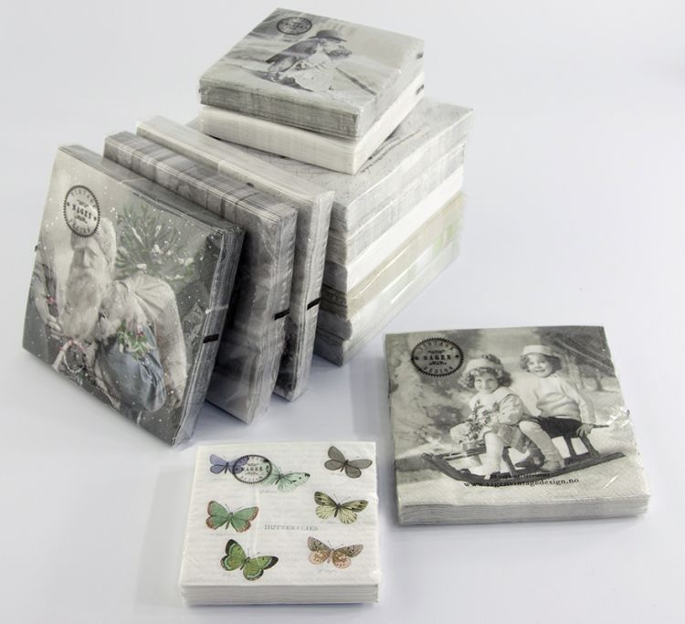 Салфетки трехслойные для декупажа, коллекция &quot;Lunch&quot; Sagen Vintage Design &quot;Маленький повар&quot; — PalitraMastera