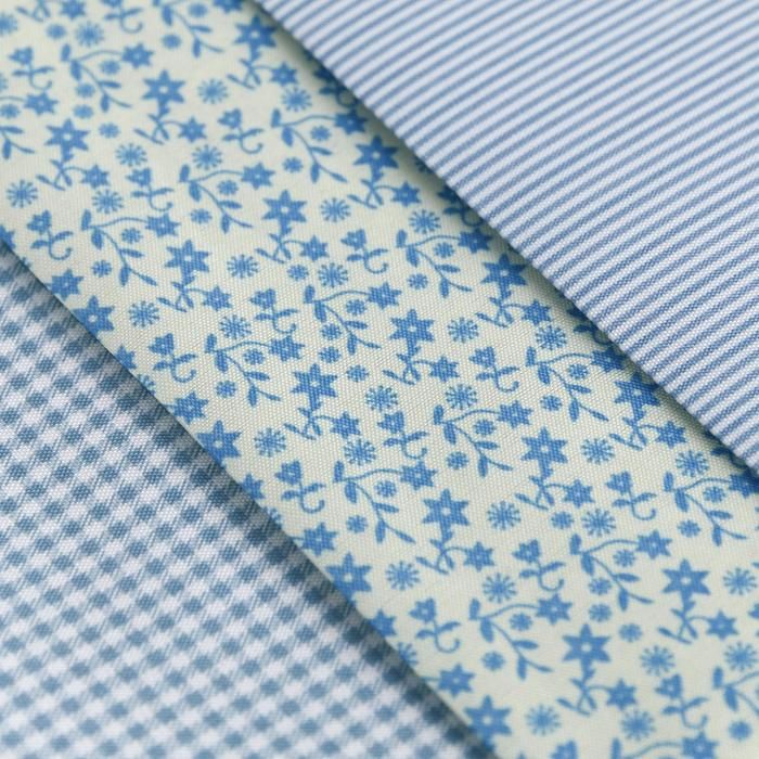 Ткань для пэчворка 3 лоскута «Морской бриз», 50 * 50 см  5372544 фото 1 — PalitraMastera