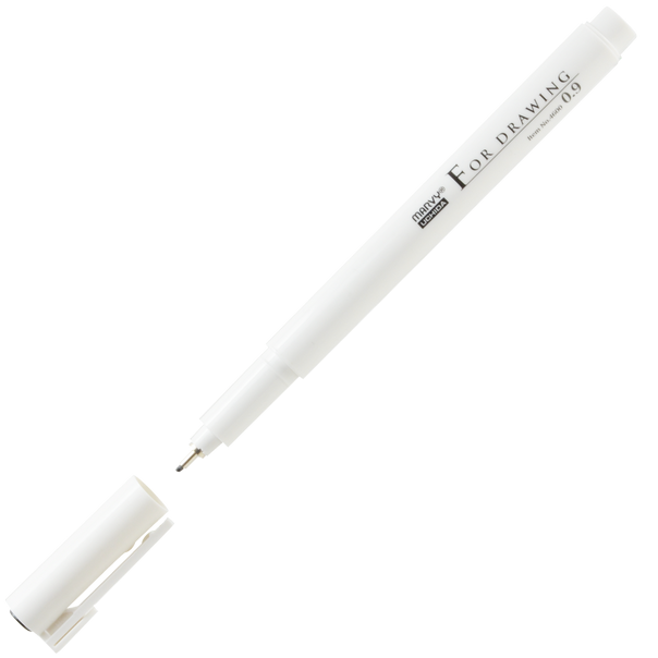Линер, ручка для черчения и рисования 0,9 мм чер. MAR4600/0.9 /Marvy фото 1 — PalitraMastera