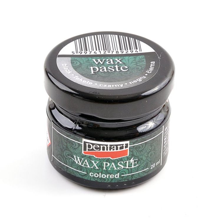 Pentart Восковая паста, 20 мл, чёрный — PalitraMastera