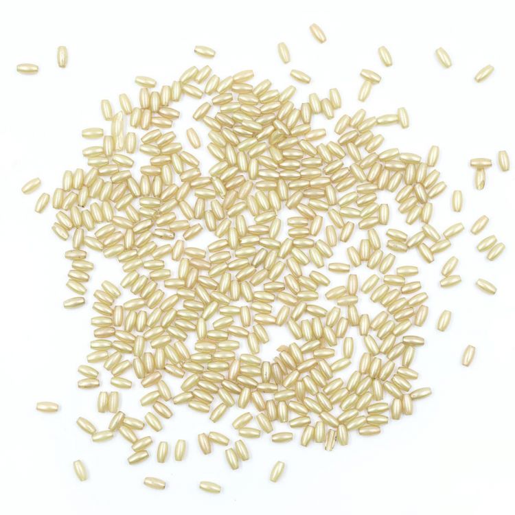 4AR293/294 Бусины жемчуг, пластик 3*6мм, 15гр/упак, Astra&amp;Craft (J511 Кремовый) — PalitraMastera