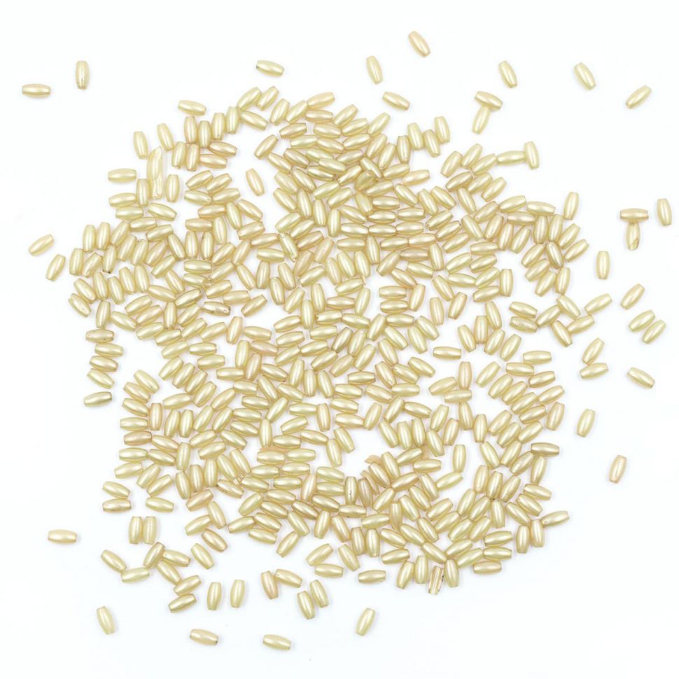 4AR293/294 Бусины жемчуг, пластик 3*6мм, 15гр/упак, Astra&Craft (J511 Кремовый) фото 1 &mdash; PalitraMastera