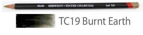 Карандаш угольный тонированный ТС19 /Жженая земля фото 1 &mdash; PalitraMastera