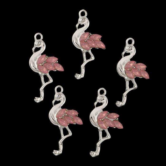 Декор для творчества стразы &quot;Фламинго&quot; 3,3х1,7 см  3752262---- — PalitraMastera