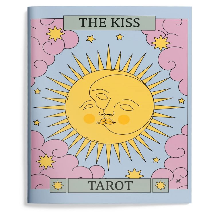 Книжка зап. А6 98х140 мм 32 л. кл. LOREX TAROT мягк. обл. дизайн, soft touch, двойная обложка запечатка форзаца &mdash; PalitraMastera