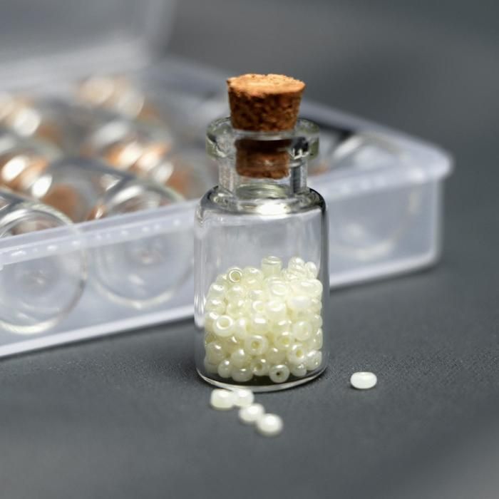 Набор баночек для хранения мелочей, d = 1,5 х 3 см, 18 шт — PalitraMastera