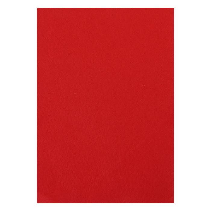 Фетр мягкий 1 мм &quot;Алый&quot; 1 лист формат А4  4316517 — PalitraMastera