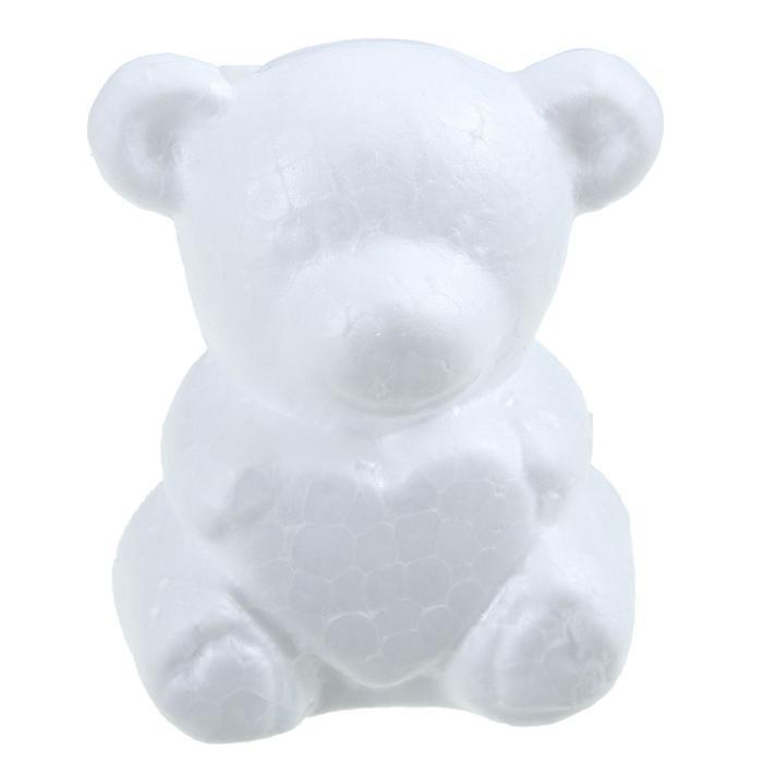 Фигурка для поделок и декорирования &quot;Мишка с сердечком&quot; — PalitraMastera