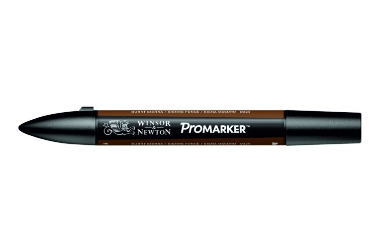 Маркер Promarker двухсторонний на спирт.основе цв.O324 Сиена жженая — PalitraMastera