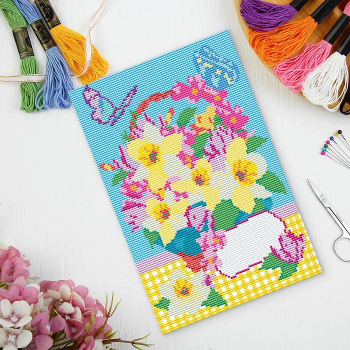 Вышивка крестиком &quot;Нарциссы&quot;, 25 х 35 см — PalitraMastera