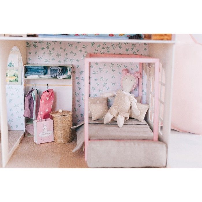 Гардероб и одежда для игрушек–малюток, «Сама нежность», набор для шитья, 21х29,5х0,5см — PalitraMastera