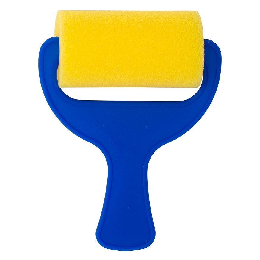 Валик, поролон, 75 мм, пластиковая ручка DK12505-75 фото 1 &mdash; PalitraMastera