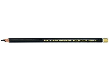 Карандаш цветной художественный POLYCOLOR 3800, сажа слоновой кости &mdash; PalitraMastera