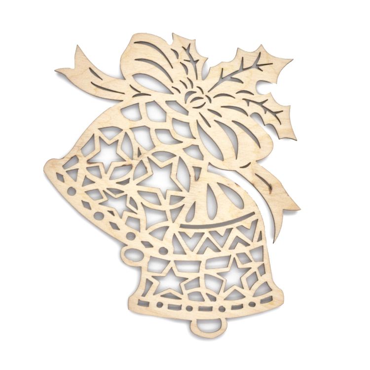 L-552 Деревянная заготовка 'Колокольчики Рождественские' 10,5*11,5см Astra&amp;Craft — PalitraMastera