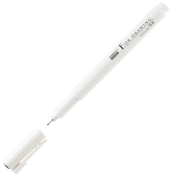 Линер, ручка для черчения и рисования 0,6мм чер. MAR4600/0.6 /Marvy фото 1 — PalitraMastera