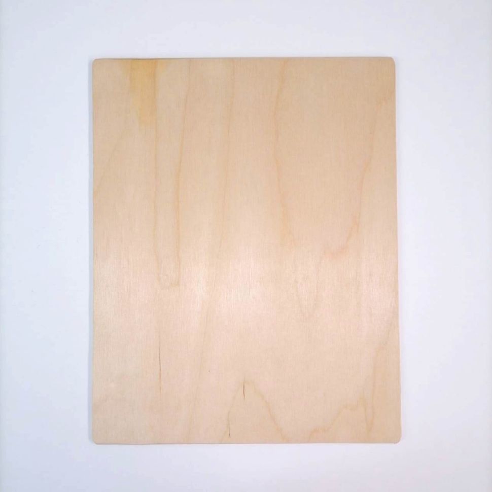 Доска для выжигания малая 20*25 см (фанера 3,5) фото 1 — PalitraMastera