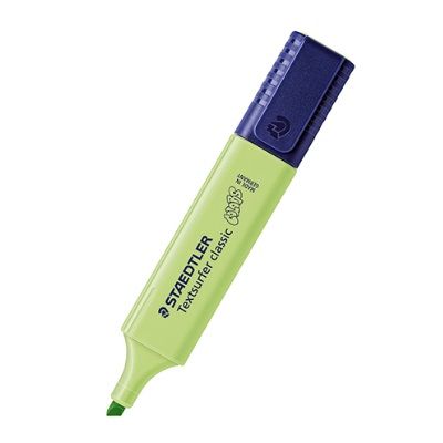 Текстовыделитель STAEDTLER "Textsurfer classic 364 Pastel",1-5мм, с возм.дозапр., св.зеленый лайм фото 1 — PalitraMastera