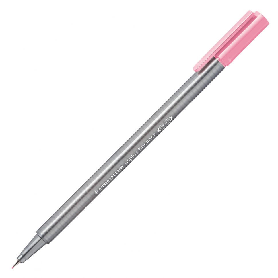 Ручка капиллярная STAEDTLER "Triplus" трехгр.,пластик, 0.3мм, цв.чернил: св.малиновый фото 1 &mdash; PalitraMastera