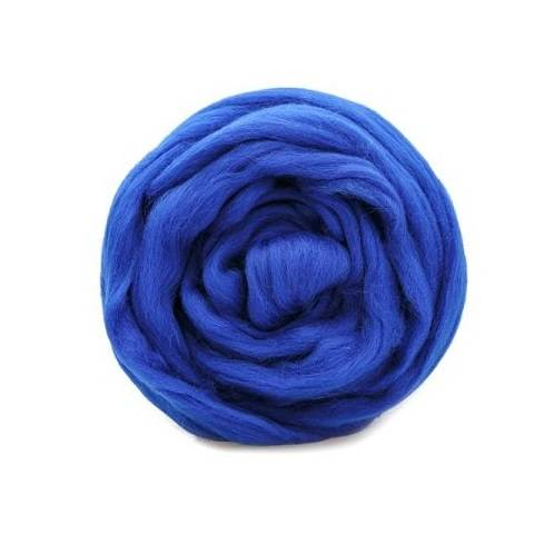 Полутонкая шерсть100% королевский синий 100, 50гр для валяния фото 1 &mdash; PalitraMastera