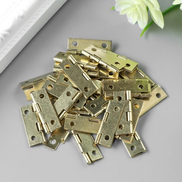 Петля для шкатулки с прямыми углами 1х2,5 см В-039 3094190 — PalitraMastera