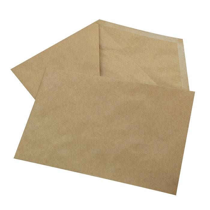 Конверт почтовый крафт С5 (162х229 мм) декстрин 80 г/м2 треугольный клапан фото 1 — PalitraMastera