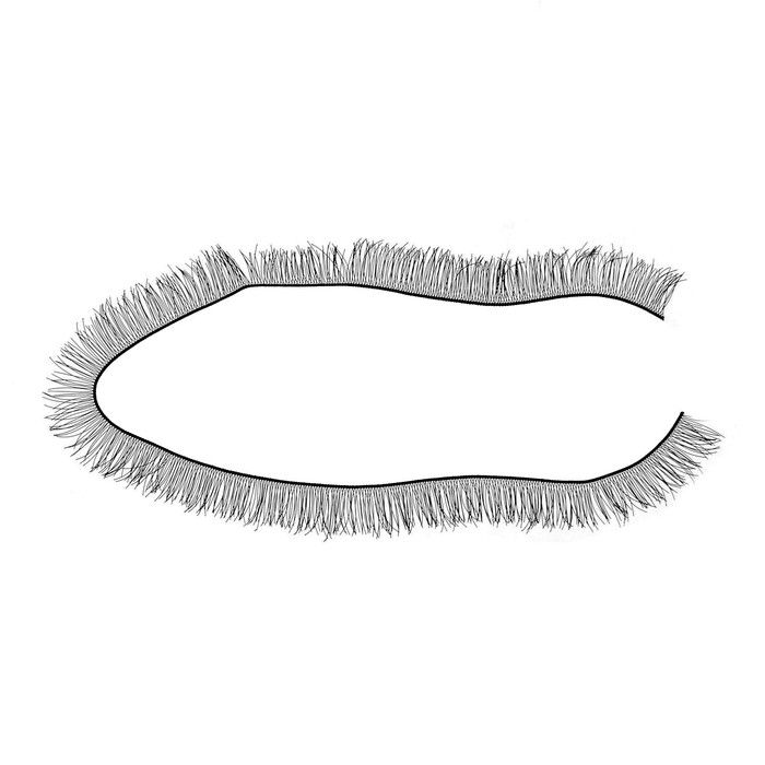 РКУК-10 Реснички черные, дл20см, 10 мм — PalitraMastera