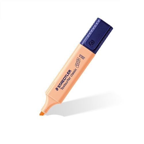 Текстовыделитель STAEDTLER "Textsurfer classic 364 Pastel",1-5мм, с возм.дозапр., св.оранжевый фото 1 — PalitraMastera