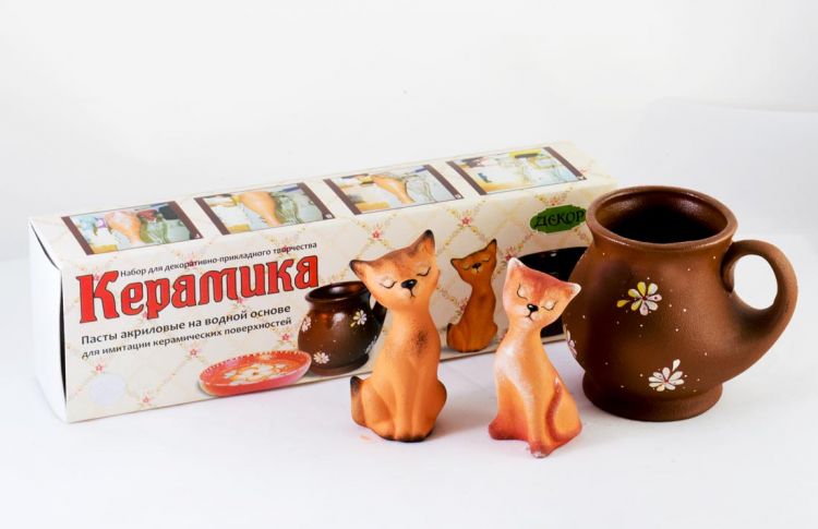 Паста 'Керамика' набор4 цвета 200 мл---АКЦИЯ!!! — PalitraMastera