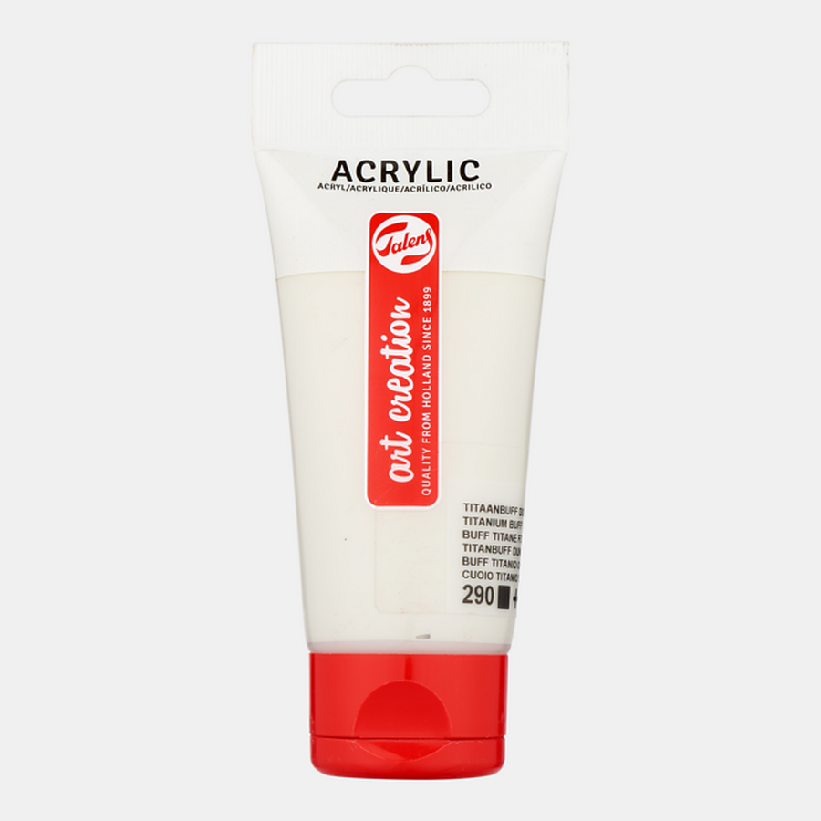 Краска акриловая Art Creation туба 75мл №290 Титановый серо-палевый насыщенный фото 1 — PalitraMastera