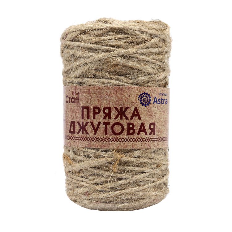 Пряжа Astra Premium 'Джутовая' 50гр. 50м (+/- 5%) (100% джут) — PalitraMastera