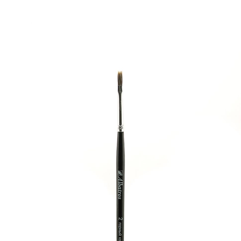 Кисть художественная из горного колонка, пл. №2 фото 1 — PalitraMastera