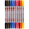 Фломастеры двусторонние Faber-Castell, 10цв., 10шт., смываемые, пластик.уп., европодвес фото 2 &mdash; PalitraMastera