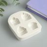 Молд силикон "Пирожное" 4 предмета 1,2х6,5х8 см  5354838 (подходит для изготовления мыла) фото 2 — PalitraMastera