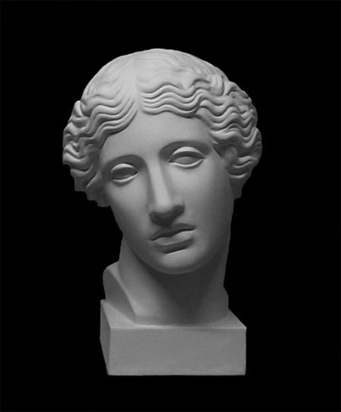 Голова Амазонки, гипс (арт.10-113) — PalitraMastera