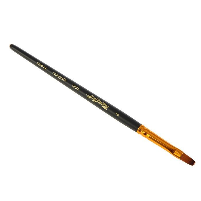 Синтетика ов .п/колонок ручка кор.черная № 07 /Roubloff /1S35 — PalitraMastera